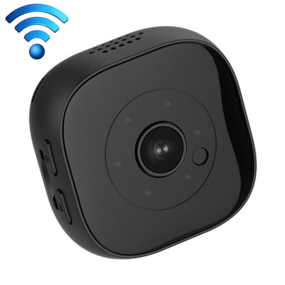 H9 Mini HD 1280 x 720P 120 Degree Wide Angle Wearable Smart Wireless WiFi Surveillance Camera(Black) by bashfashion