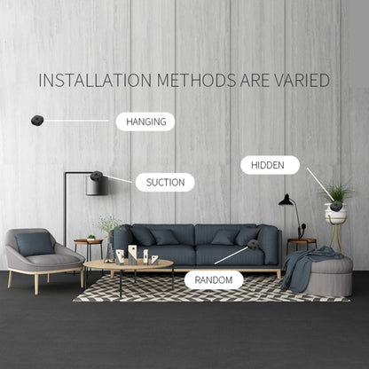 H9 Mini HD 1280 x 720P 120 Degree Wide Angle Wearable Smart Wireless WiFi Surveillance Camera(Black) by bashfashion