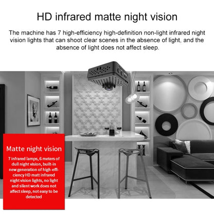 W18 1080P HD WiFi Smart Mini Security Camera, Support 155 Degrees Wide Angle & Motion Detection & Infrared Night Vision & TF Card by bashfashion