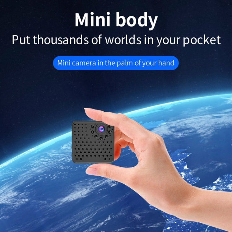 W18 1080P HD WiFi Smart Mini Security Camera, Support 155 Degrees Wide Angle & Motion Detection & Infrared Night Vision & TF Card by bashfashion