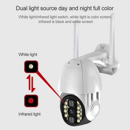 Q20 Outdoor Mobile Phone Remotely Rotate Wireless WiFi HD Camera, Support Three Modes of Night Vision & Motion Detection Video / Alarm & Recording, US Plug by bashfashion