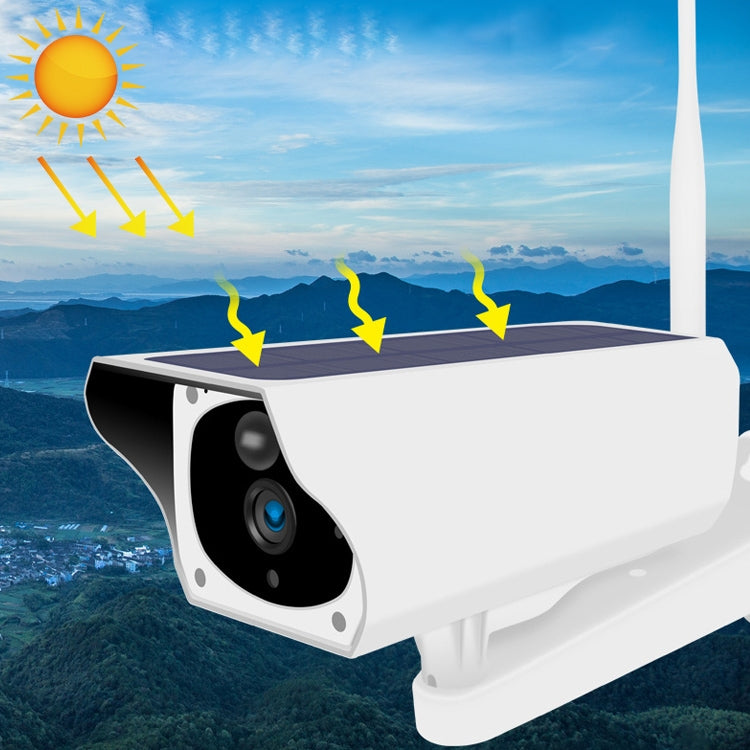T1-2 2 Megapixel WiFi Version IP67 Waterproof Solar HD Monitor Camera without Battery & Memory, Support Infrared Night Vision & Motion Detection / Alarm & Voice Intercom & Mobile Surveillance by bashfashion