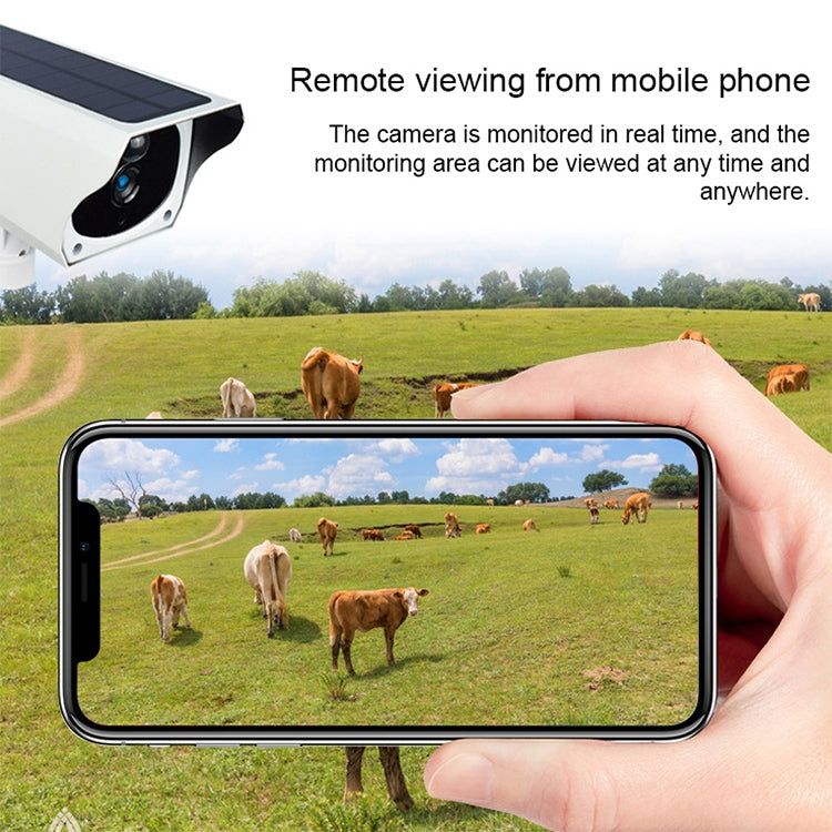 T1-2 2 Megapixel WiFi Version IP67 Waterproof Solar HD Monitor Camera without Battery & Memory, Support Infrared Night Vision & Motion Detection / Alarm & Voice Intercom & Mobile Surveillance by bashfashion