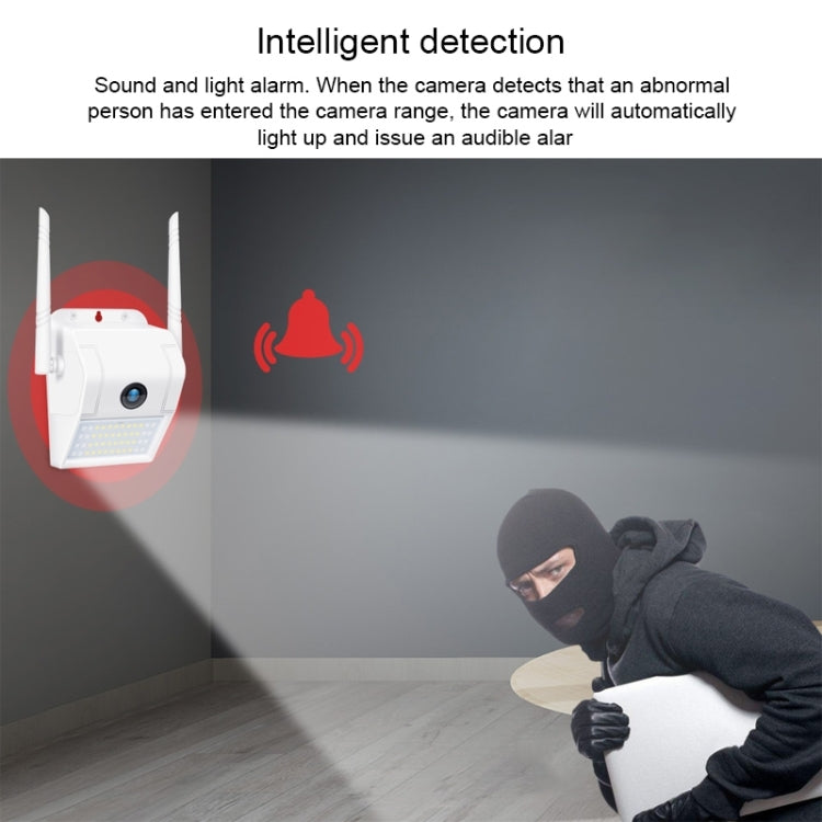 DP11 2 Megapixel IP66 Waterproof Wall Light Wireless IP Camera, Support Multiple Night Vision & Mobile Phone Remote Monitoring & Voice Intercom & Motion Detection / Alarm & 128GB Memory Card by bashfashion