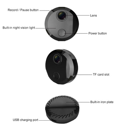 HDQ15 HD 1080P WIFI Mini Camera, with IR Night Vision & Remote Surveillance by bashfashion
