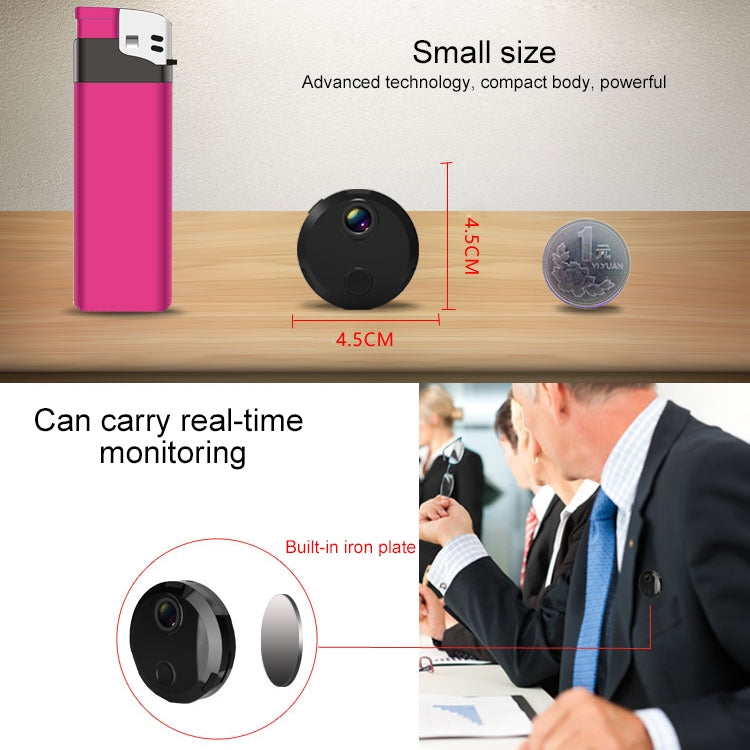 HDQ15 HD 1080P WIFI Mini Camera, with IR Night Vision & Remote Surveillance by bashfashion