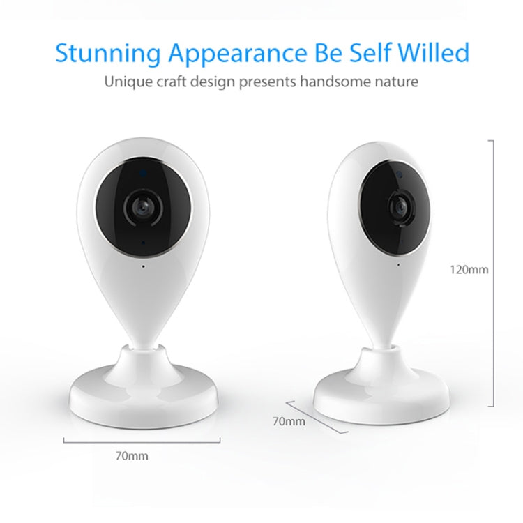 NEO NIP-55AI Indoor WiFi IP Camera, with IR Night Vision & Multi-angle Monitor & Mobile Phone Remote Control by NEO