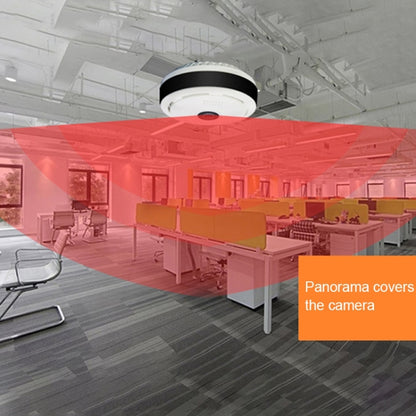 360EyeS EC10-I6 360 Degree HD Network Panoramic Camera with TF Card Slot ,Support Mobile Phones Control(White) by bashfashion