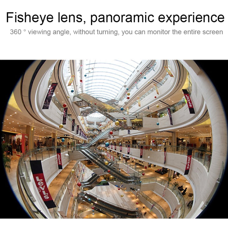 V380pro 360 Degree 1280*960P Network Panoramic Camera with TF Card Slot ,Support Mobile Phones Control(White) by bashfashion