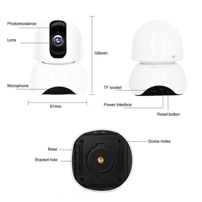 163Eye X3-UJ36 Smart Rotatable P2P Network HD Video Camera by bashfashion