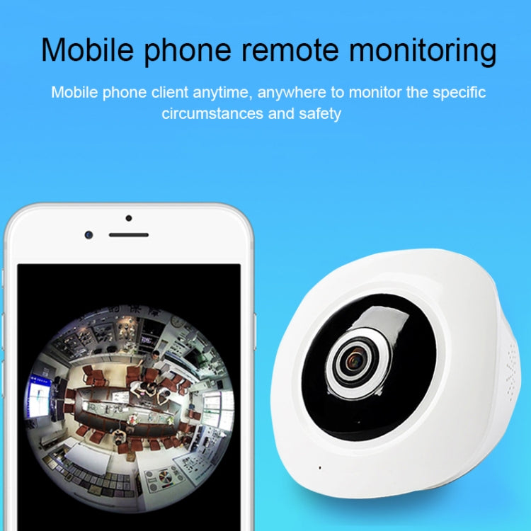 DTS-F3 1.44mm Lens 1.3 Megapixel 360 Degree Infrared IP Camera, Support Motion Detection & E-mail Alarm & TF Card & APP Push, IR Distance: 10m by bashfashion