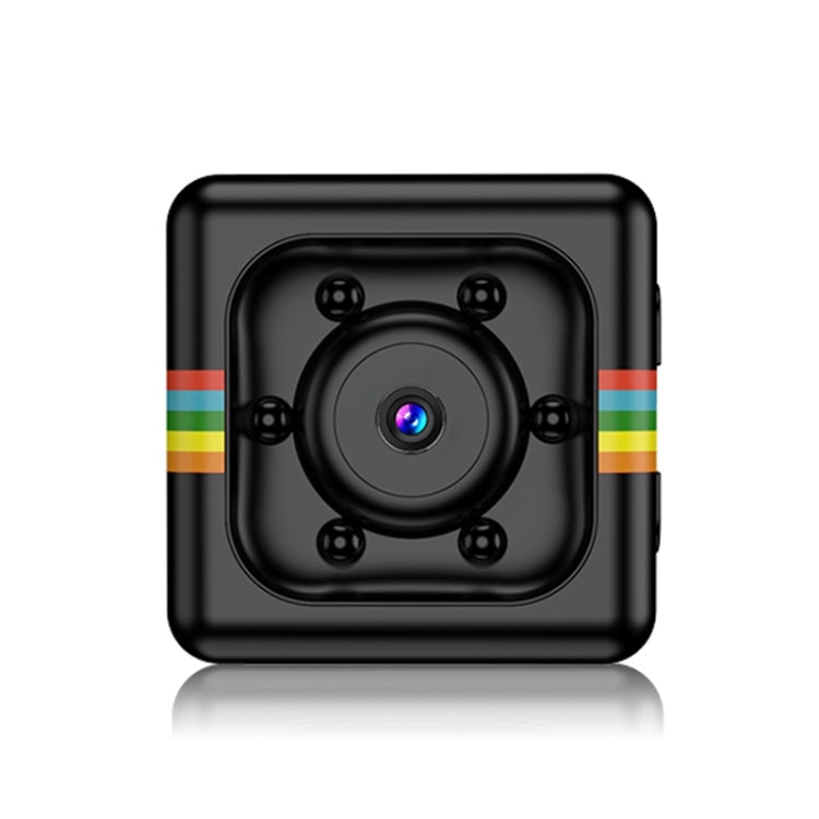 SQ11 Mini DV HD 480P 6 LEDs Sport Recorder Camera with Holder, Support Monitor Detection & IR Night Vision & TF Card (Black) by bashfashion