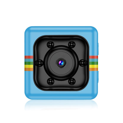SQ11 Mini DV HD 480P 6 LEDs Sport Recorder Camera with Holder, Support Monitor Detection & IR Night Vision & TF Card (Blue) by bashfashion