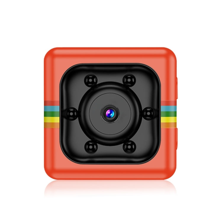 SQ11 Mini DV HD 480P 6 LEDs Sport Recorder Camera with Holder, Support Monitor Detection & IR Night Vision & TF Card (Red) by bashfashion