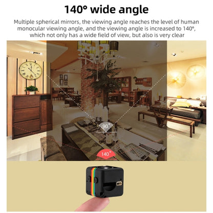 SQ11 Mini DV HD 480P 6 LEDs Sport Recorder Camera with Holder, Support Monitor Detection & IR Night Vision & TF Card (Blue) by bashfashion