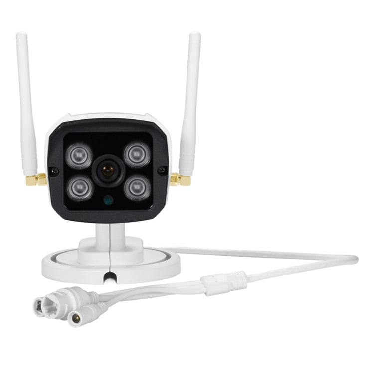 QG001 1/4 inch H.264 1.0 Megapixel HD WiFi IP Bullet Camera, Support Motion Detection & Audio & Alarm & TF Card by bashfashion