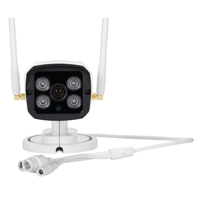 QG001 1/4 inch H.264 1.0 Megapixel HD WiFi IP Bullet Camera, Support Motion Detection & Audio & Alarm & TF Card by bashfashion