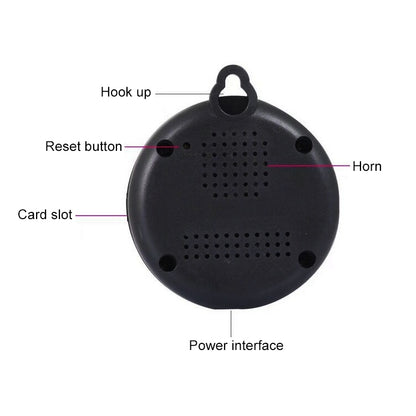 V380 1280X720P Resolution Surveillance Camera Wireless Network Camera HD Mobile Phone Remote Monitor Linked by bashfashion