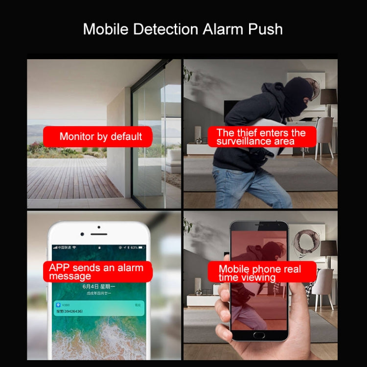 V380 1080P Wireless Camera HD Night Vision Smart Wifi Mobile Phone Remote Housekeeping Shop Monitor by bashfashion