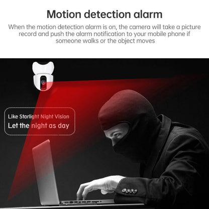 Anpwoo-YT003 2.0 Mega 3.6mm Lens Wide Angle 1080P Smart WIFI Monitor Camera , Support Night Vision & TF Card Expansion Storage, EU Plug by Anpwoo