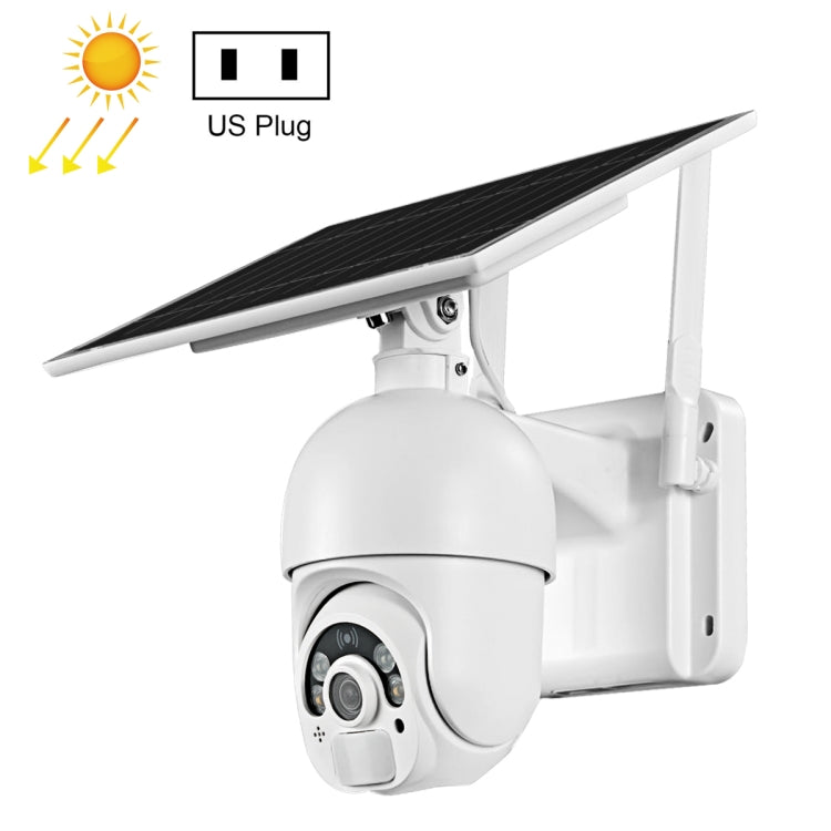 T22 1080P Full HD Solar Powered 4G Network US Version Camera, Support PIR Alarm, Night Vision, Two Way Audio, TF Card by bashfashion