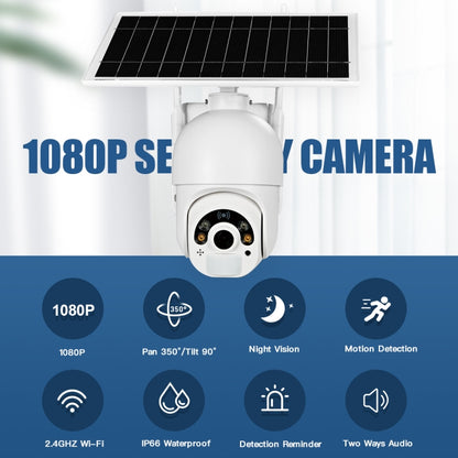 T22 1080P Full HD Solar Powered 4G Network EU Version Camera, Support PIR Alarm, Night Vision, Two Way Audio, TF Card by bashfashion