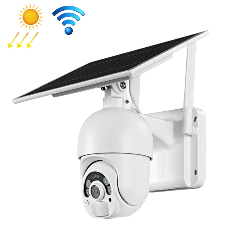T22 1080P Full HD Solar Powered WiFi Camera, Support PIR Alarm, Night Vision, Two Way Audio, TF Card by bashfashion
