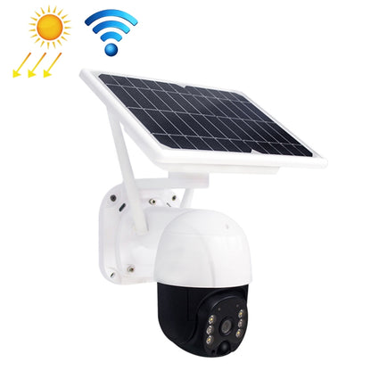 T23 2288 x 1288P Full HD Solar Powered WiFi Camera, Support PIR Alarm, Night Vision, Two Way Audio, TF Card, Not Include Battery by bashfashion