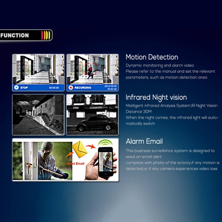 633H2 / IP 3.6mm 2MP Lens Full HD 1080P Outdoor Security Camera IP66 Waterproof Bullet Surveillance Camera with 20 Meter Night Vision Function(White) by bashfashion