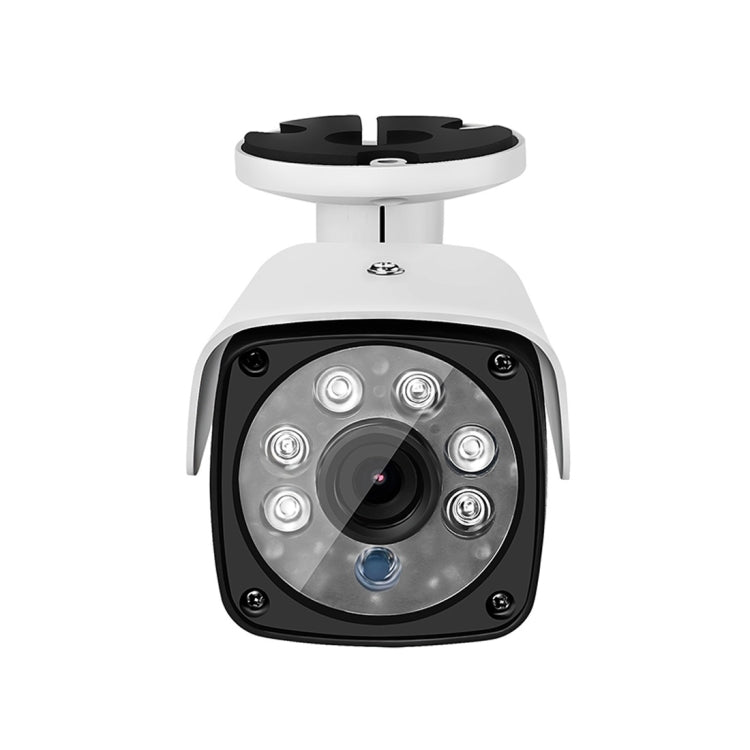 A4B3 / Kit 4CH 1080N Surveillance DVR System and 720P 1.0MP HD Weatherproof CCTV Bullet Camera, Support Infrared Night Vision & P2P & QR Code Scan Remote Access(White) by bashfashion