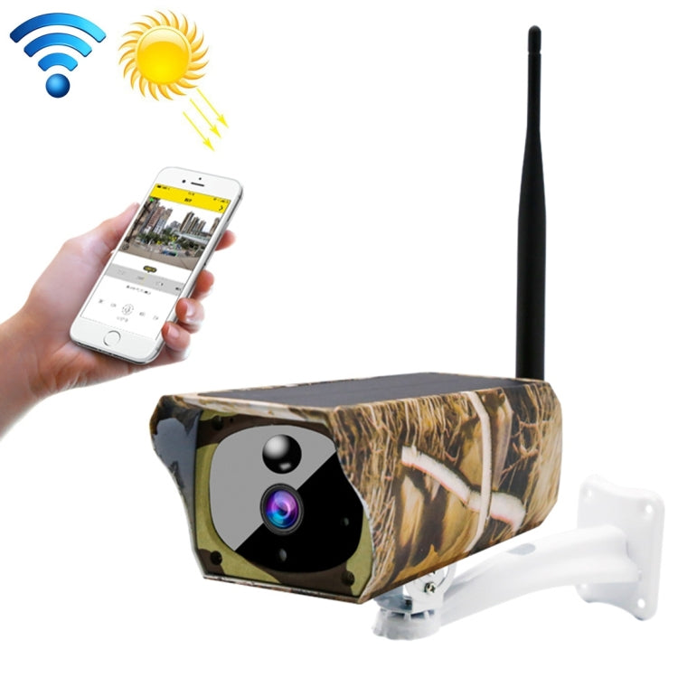 VESAFE VS-Y4 Maple Leaf Pattern 1080P HD Battery Solar WiFi IP Camera, Support PIR Motion Detection & Infrared Night Vision & TF Card(64GB Max) by bashfashion