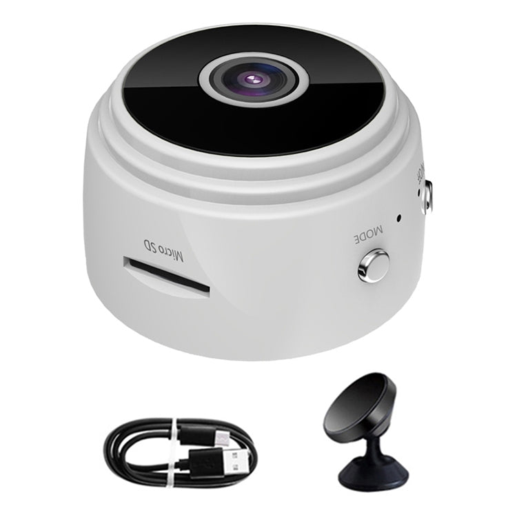 A9 720P Wifi Wireless Network Camera Wide-angle Recorder (White) by bashfashion