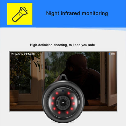Anpwoo MN001 3518Ev200 1.0 MP Mini HD WiFi IP Camera with 6 PCS Infrared LEDs, Support Motion Detection & Night Vision & TF Card(Max 64GB) by Anpwoo