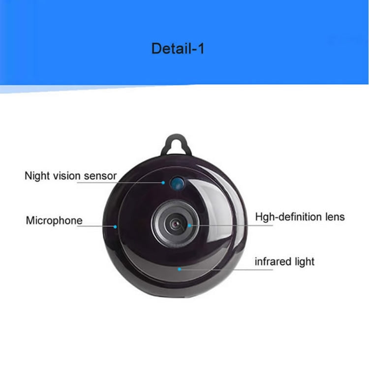 Anpwoo MN001 3518Ev200 1.0 MP Mini HD WiFi IP Camera with 6 PCS Infrared LEDs, Support Motion Detection & Night Vision & TF Card(Max 64GB) by Anpwoo