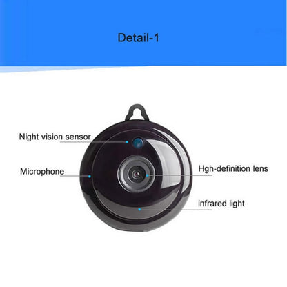 Anpwoo MN001 3518Ev200 1.0 MP Mini HD WiFi IP Camera with 6 PCS Infrared LEDs, Support Motion Detection & Night Vision & TF Card(Max 64GB) by Anpwoo