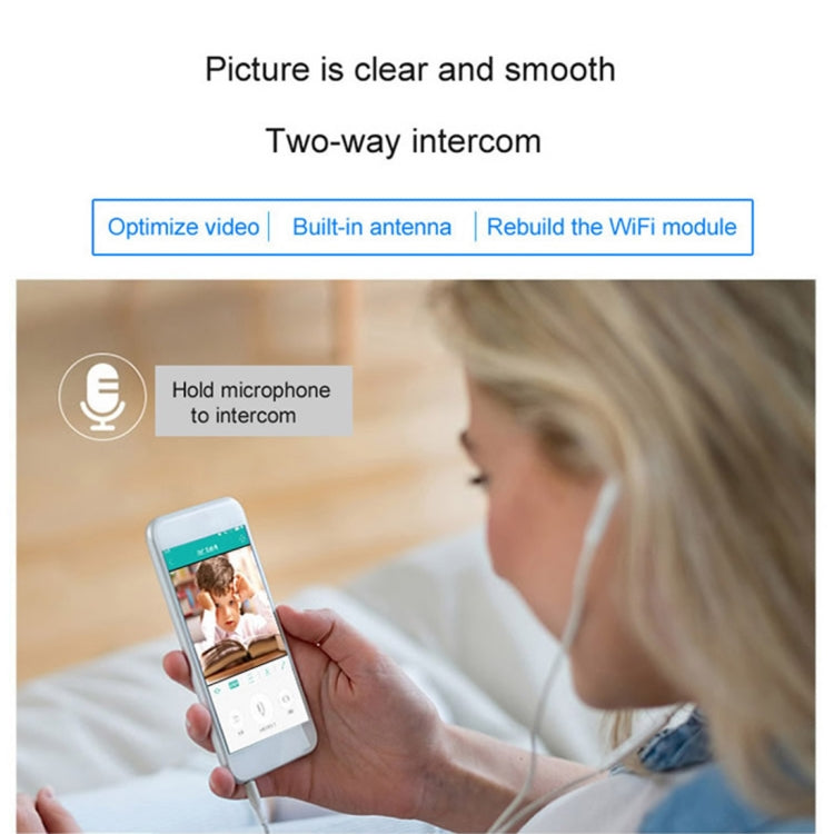 Anpwoo YT001 720P HD WiFi IP Camera with 6 PCS Infrared LEDs, Support Motion Detection & Night Vision & TF Card(Max 64GB) by Anpwoo
