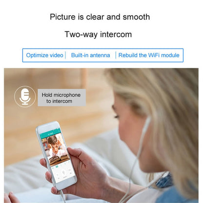 Anpwoo YT001 720P HD WiFi IP Camera with 6 PCS Infrared LEDs, Support Motion Detection & Night Vision & TF Card(Max 64GB) by Anpwoo