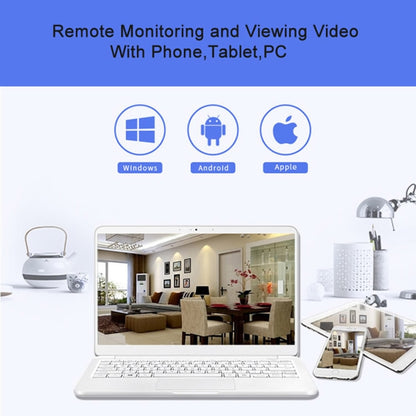 Anpwoo YT001 720P HD WiFi IP Camera with 6 PCS Infrared LEDs, Support Motion Detection & Night Vision & TF Card(Max 64GB) by Anpwoo