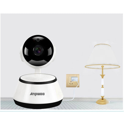 Anpwoo YT001 720P HD WiFi IP Camera with 6 PCS Infrared LEDs, Support Motion Detection & Night Vision & TF Card(Max 64GB) by Anpwoo