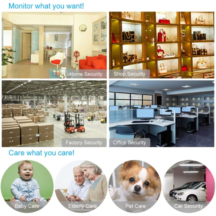 Anpwoo Snowman 1080P HD WiFi IP Camera, Support Motion Detection & Infrared Night Vision & TF Card(Max 64GB)(White) by Anpwoo