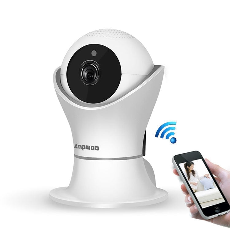 Anpwoo Hercules GM8135+SC2145 1080P HD WiFi IP Camera, Support Motion Detection & Infrared Night Vision & TF Card(Max 128GB)(White) by Anpwoo