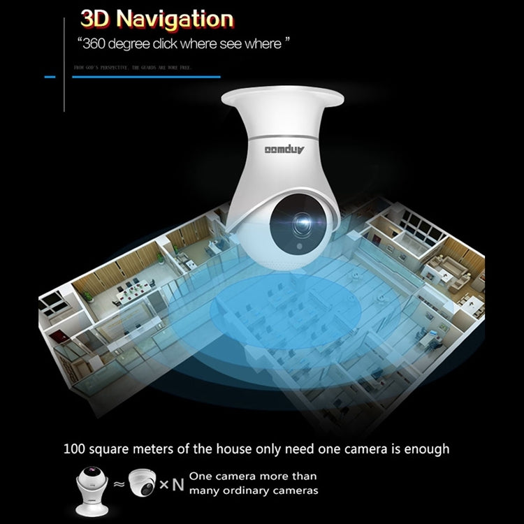 Anpwoo Hercules GM8135+SC2145 1080P HD WiFi IP Camera, Support Motion Detection & Infrared Night Vision & TF Card(Max 128GB)(White) by Anpwoo