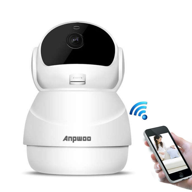 Anpwoo Warrior GM8135+SC2145 1080P HD WiFi IP Camera, Support Motion Detection & Infrared Night Vision & TF Card(Max 128GB)(White) by Anpwoo