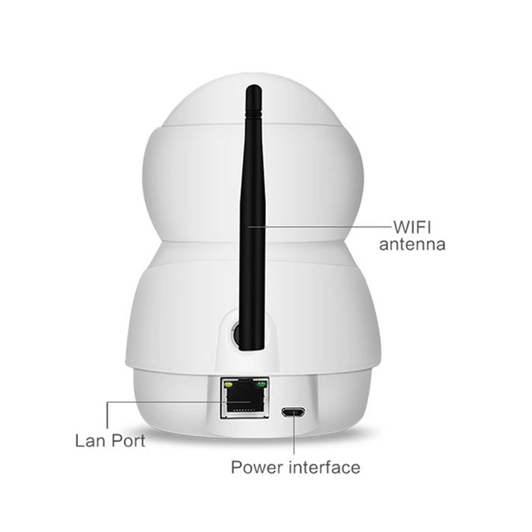 Anpwoo Warrior GM8135+SC2145 1080P HD WiFi IP Camera, Support Motion Detection & Infrared Night Vision & TF Card(Max 128GB)(White) by Anpwoo