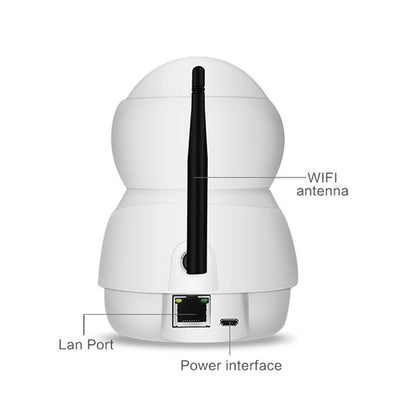 Anpwoo Warrior GM8135+SC2145 1080P HD WiFi IP Camera, Support Motion Detection & Infrared Night Vision & TF Card(Max 128GB)(White) by Anpwoo