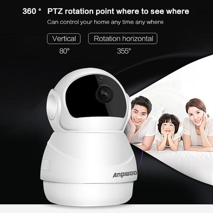 Anpwoo Warrior GM8135+SC2145 1080P HD WiFi IP Camera, Support Motion Detection & Infrared Night Vision & TF Card(Max 128GB)(White) by Anpwoo