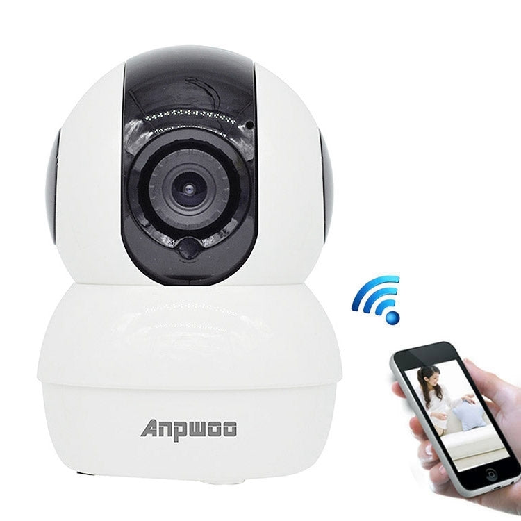 Anpwoo YT006 720P HD WiFi IP Camera, Support Motion Detection & Infrared Night Vision & SD Card(Max 32GB)(White) by Anpwoo