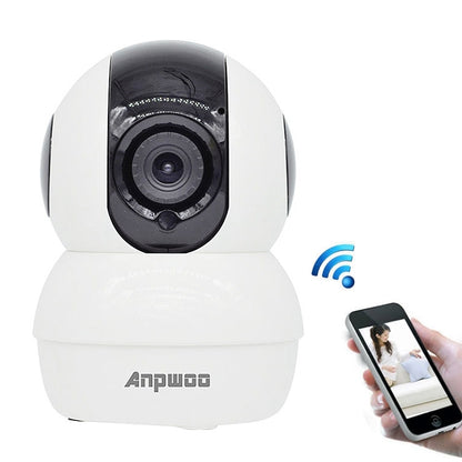 Anpwoo YT006 720P HD WiFi IP Camera, Support Motion Detection & Infrared Night Vision & SD Card(Max 32GB)(White) by Anpwoo