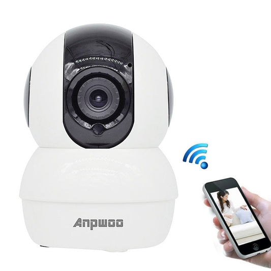 Anpwoo YT006 720P HD WiFi IP Camera, Support Motion Detection & Infrared Night Vision & SD Card(Max 32GB)(White) by Anpwoo