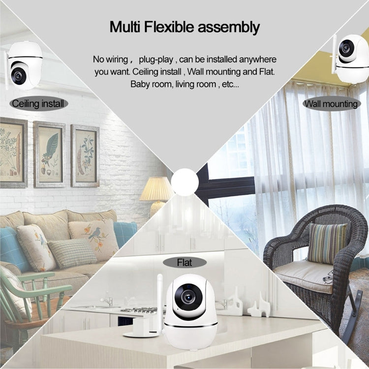 Anpwoo YT008 720P HD WiFi IP Camera, Support Motion Detection & Infrared Night Vision & SD Card(Max 32GB)(White) by Anpwoo
